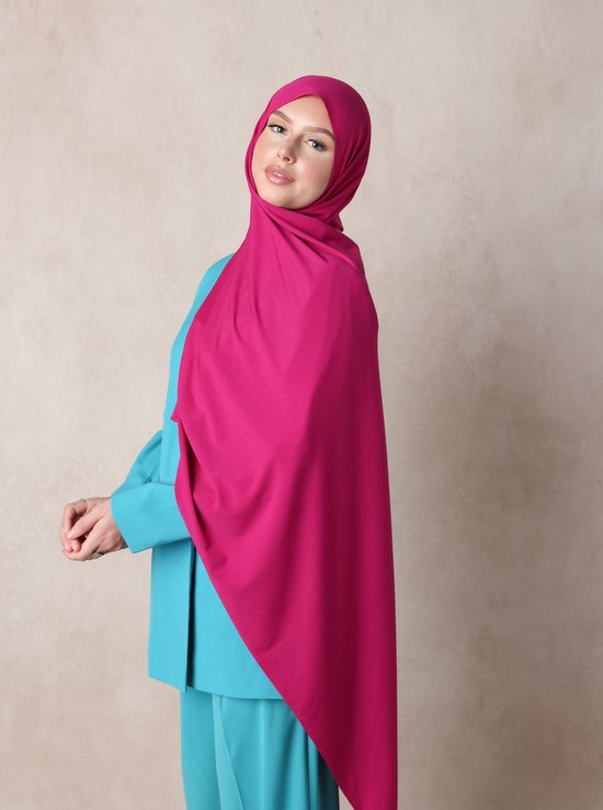 Premium jersey Hijab to go Rouge