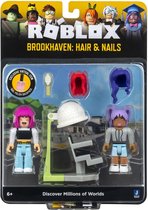 Roblox Action Figures Game Pack Brookhaven : cheveux et ongles