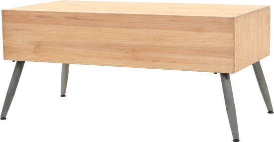 vidaXL Table basse 115x55x50 cm bois de pin massif