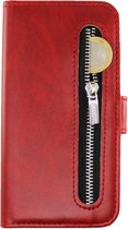 Hoesje Geschikt voor Samsung Galaxy S20 Plus Rico Vitello Rits Wallet case/book case kleur Rood