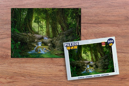 Puzzle Jungle - Pierres - Water - Nature - Plantes - Puzzle - Puzzle 1000 pièces adultes