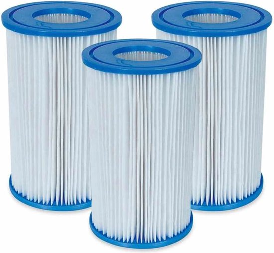 Intex Zwembad Filtercartridge - Type A - Geschikt voor 2271-5678 liter/uur - 3 stuks