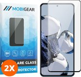 Mobigear Screenprotector geschikt voor Xiaomi 12T Glazen | Mobigear Premium Screenprotector - Case Friendly - Zwart (2-Pack)