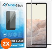 Mobigear - Screenprotector geschikt voor Google Pixel 6 Pro Glazen | Mobigear Premium Screenprotector - Case Friendly - Zwart (2-Pack)