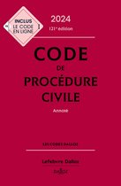 Codes Dalloz Universitaires et Pro - Code de procédure civile 2024 115ed - Annoté