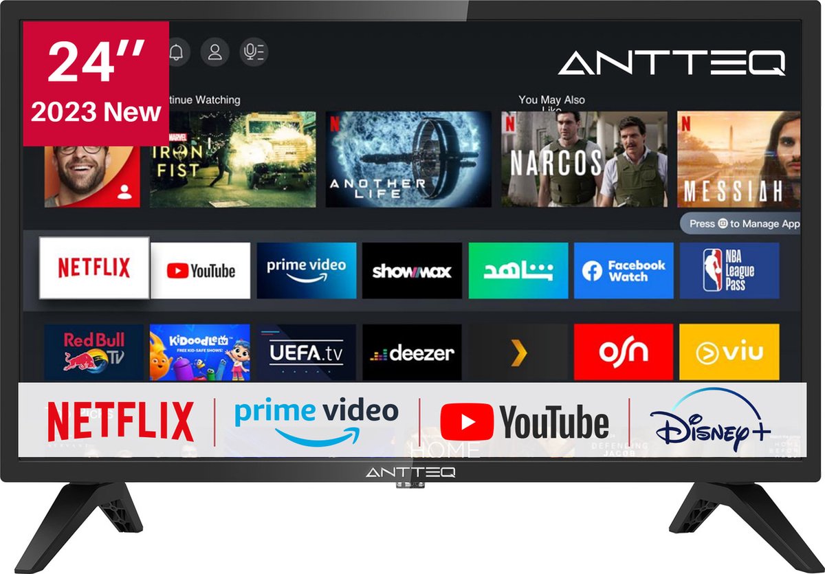 ANTTEQ AV24H3-24Inch-HD Ready LED-2023-Europees model