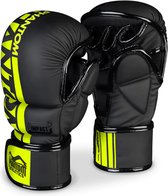 Phantom Athletics - MMA Gloves - MMA Handschoenen - APEX NEON - Zwart en Neon Yellow / Black and Neon Geel - Maat L/XL