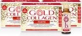 Gold Collagen Forte (Maandkuur : 3 dozen 10x50ml) - Bestverkopende klinisch bewezen formule (meest compleet en gepatenteerd) met krachtige antioxidanten om je natuurlijke collageenvorming te stimuleren >> Nu met Exclusief Kikoy Strandlaken