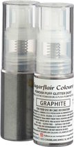 Sugarflair Pump Spray Voedingskleurstof - Glitter Nevel - Grafiet - 10g