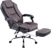 Premium Bureaustoel XL - Op wielen - Bruin - Ergonomische bureaustoel - Voor volwassenen - Gamestoel Kunstleer - In hoogte verstelbaar