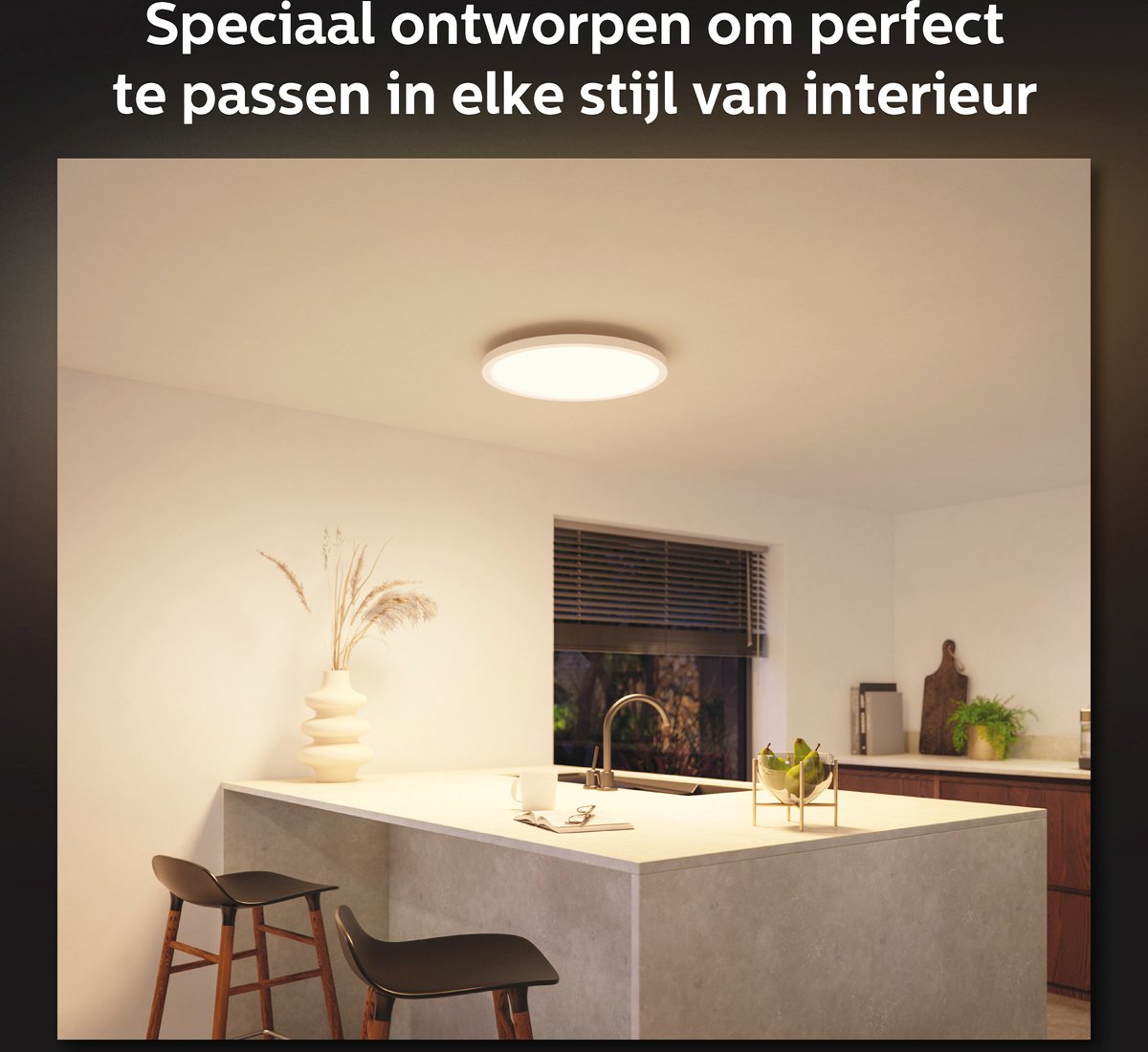 Philips Hue Surimu paneellamp – wit en gekleurd licht – wit – rond — afbeelding 3