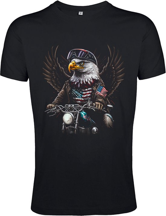 T-Shirt 1-151 zwart The Eagle - Zwart,