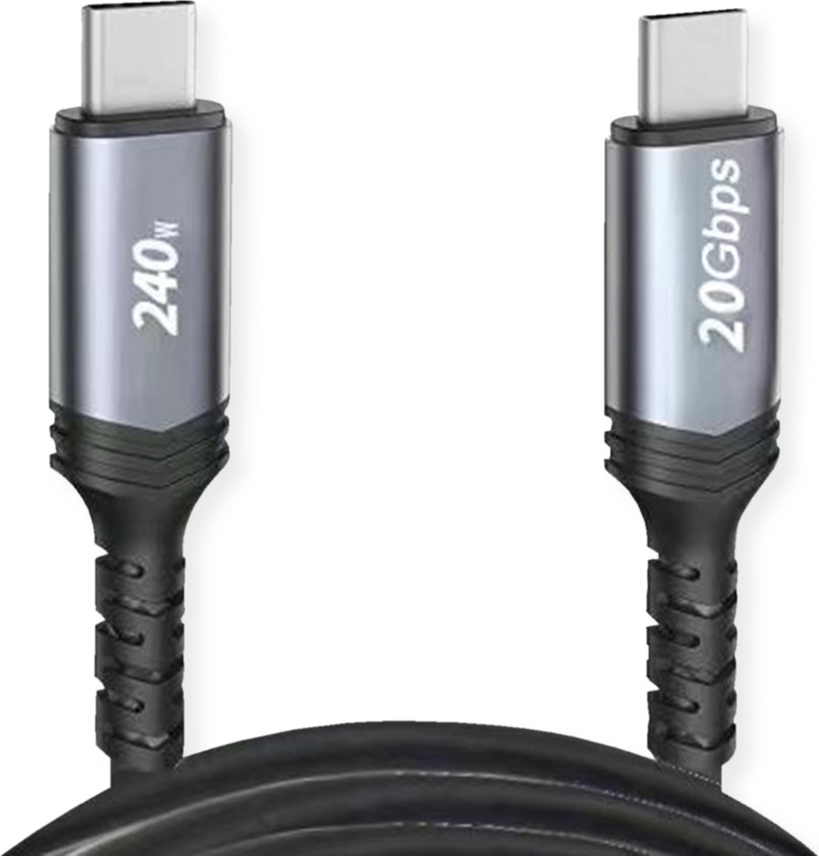 VALUE USB4 Gen3x2 Kabel, C-C, M/M, 4K UHD-1, 20Gbit/s, 240W, zwart, 2 m