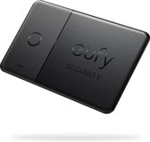 eufy Security- SmartTrack Card (zwart, één stuk)-werkt met Apple Zoek mijn (alleen iOS)- portemonneevinder-telefoonvinder-waterbestendig- accuduur tot 3 jaar-2,4 mm dik (Android niet ondersteund)