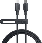 Anker 543 - USB C-naar USB C-kabel (100 W, 180 cm, Black) - USB 2.0 Biologische oplaadkabel voor MacBook Pro 2020 - iPad Pro 2020, iPad Air 4, Samsung Galaxy S21 en meer (kleur)