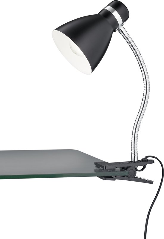 Foto: Sounix led leeslampje voor boek met klem 315 draaibaar leeslamp 24 led boeklampje met 3 lichtstanden oplaadbare boeklamp usb dimbaar zwart