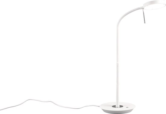 TRIO MONZA Tafellamp - Bureaulamp - Wit mat - Dimbaar en lichtkleur instelbaar