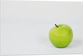 Acrylglas - Appel - Groen - Fruit - Gezond - 90x60 cm Foto op Acrylglas (Met Ophangsysteem)