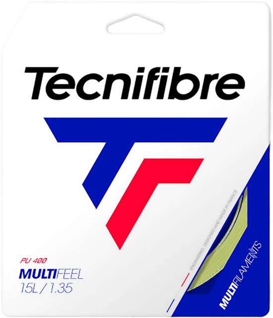 Foto: Tecnifibre multifeel tennissnaar 1 35 set 12 meter naturel