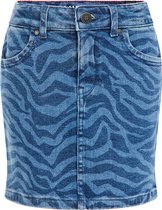 WE Fashion Meisjes denim rok met dessin