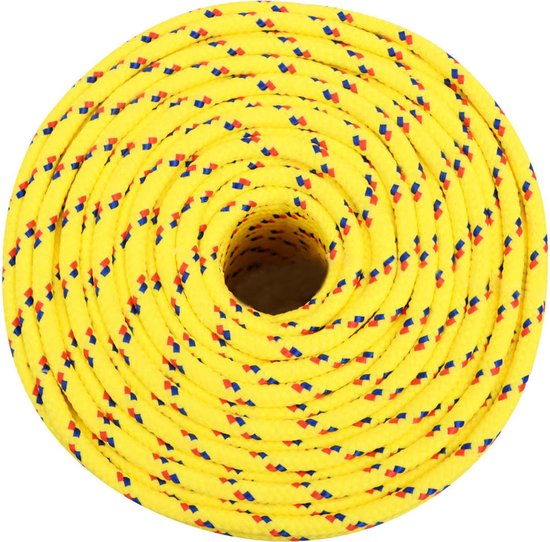 Corde D'Amarrage Marine Verte 8mm 25m - Polypropylène Résistant Pour Bateau