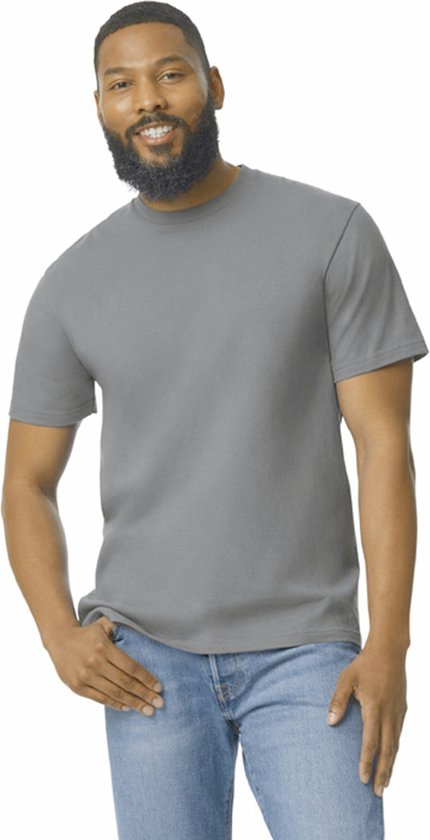 Heren-T-shirt Softstyle™ Midweight met korte mouwen Charcoal - L