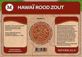Hawaï Alaea rood zout - 250 gram - Minerala - Hawaii rood zeezout - Alaeazout - BBQ zout - Vegan
