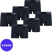 Apollo (Sports) - Bamboe Boxershorts Jongens - Navy Blauw - Maat 134/140 - 6-Pack - Voordeelpakket