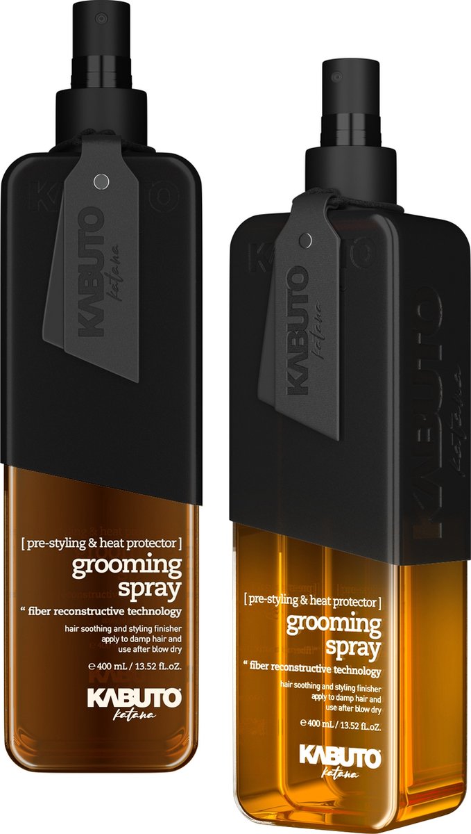 Kabuto - Katana - Grooming Spray - Pre Styling & Heat Protector - Fiber Reconstructive Technology - 400ml