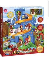Majestic Knights Siege Castle 100 PC Kids Toy Activity Action Figures Play Set