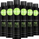 Syoss - Droogshampoo - Pure Fresh - Haarverzorging - Voordeelverpakking - 6 x