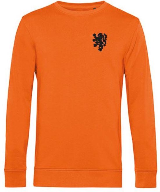 Sweater Leeuw-Oranje - Zwart-M