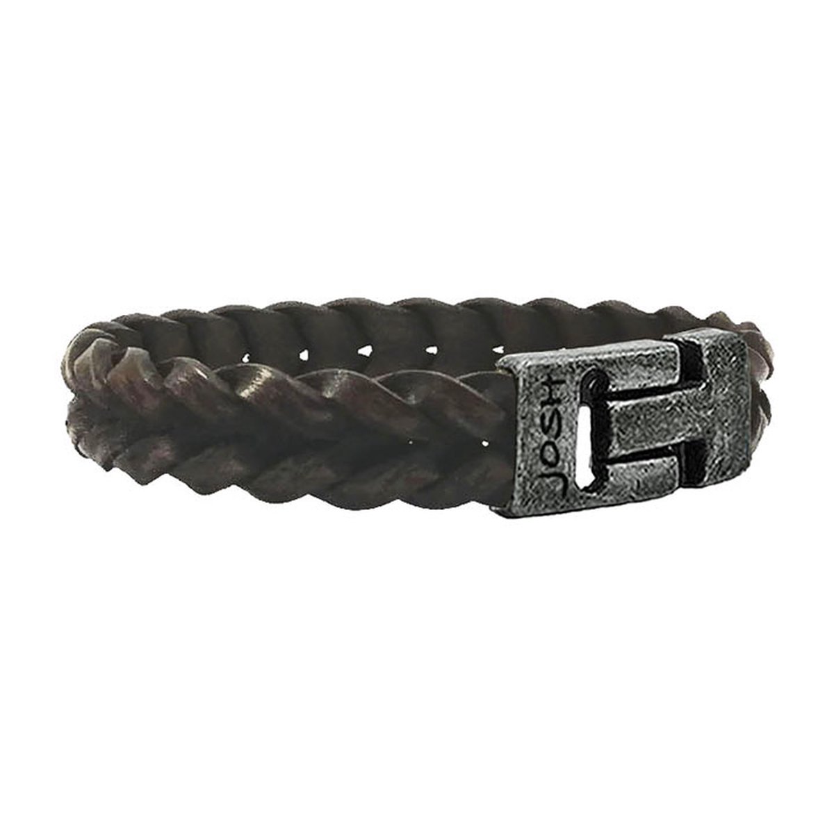 JOSH Heren Leren Armband Cognac | 24728-BRA