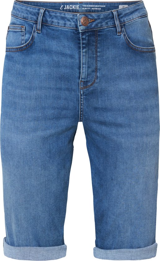 Miss Etam - Jeans bermuda blauw Medium denim - Plus