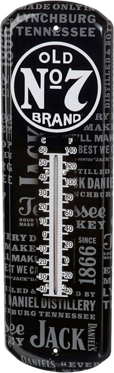 Jack Daniel's Repeat Tin Thermometer