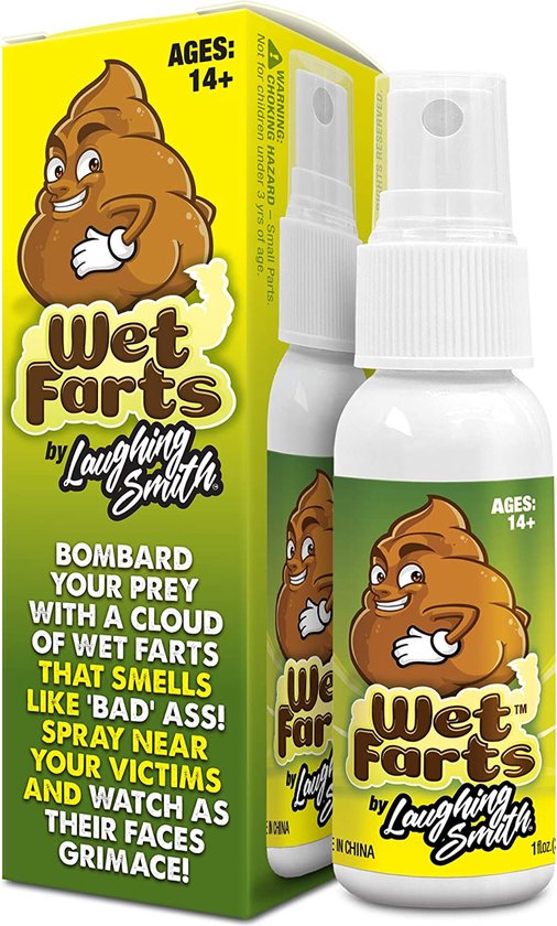 ULTIMATE Fart Spray - Stink Spray - Poo Spray - Fart Spray - Fart Bomb - Stink Bomb - Fart Spray - Prank - Funny Gifts - For Enfants 14+ and Adultes - Jokes - Turd - Mop