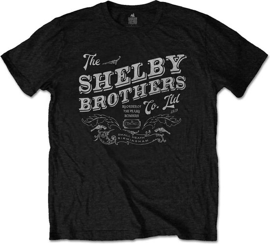 Peaky Blinders shirt - Shelby Brothers maat S