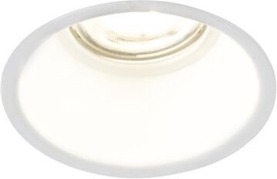 QAZQA dept - Design LED Dimbare Smart Inbouwspot incl. wifi met Dimmer - 1 lichts - Ø 8.9 cm - Wit - Woonkamer | Slaapkamer | Keuken