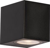 QAZQA baleno - Moderne Wandlamp voor buiten - 1 lichts - L 6.8 cm - Zwart - Buitenverlichting