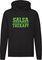 Salsa is my therapy Hoodie - dans - dansen - trui - sweater - capuchon