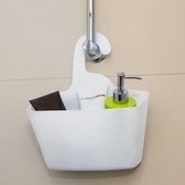 Bath & Shower Douche Caddy - Ophangbaar - Doucherek - Douchemand - Wit