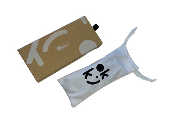 WFO Pastel Blue Ocean Clean Up Okky Kinderzonnebril 4 - 10 jaar Waste Free Oceans Kids Zonnebril van Okky — afbeelding 3