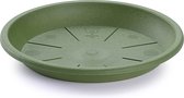 Opvangschaal/onderbord Plantenpot - groen - D24 cm - Kunststof - voor pot Dia 30/35 cm