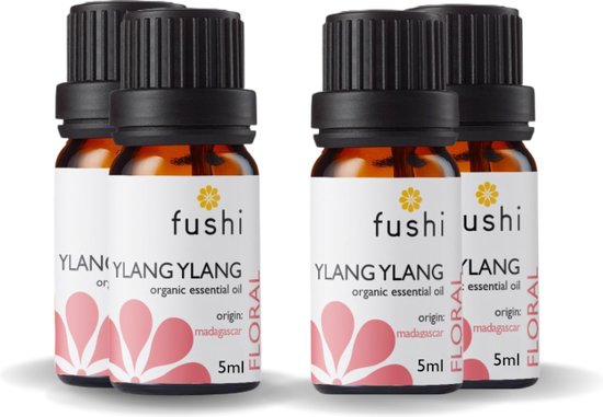 Fushi - Ylang Ylang Essential oil (No 1) - Organic - 4 Pak