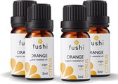 Fushi - Orange (Sweet) essential Oil - Organic - 5 ml - 4 Pak