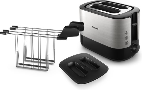 Philips Viva Collection HD2639/90 - Broodrooster - RVS | bol.com