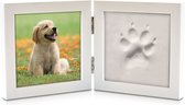 Cadre photo Scandipet avec impression d'argile - Chien ou chat avec empreinte de patte - Créez un animal de compagnie avec empreinte de patte