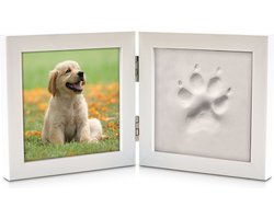 Scandipet Pootafdruk Fotolijst – Kleiafdruk Hond of Kat – Herinnering