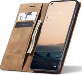 Hoesje geschikt voor OnePlus 11 - Book Case Leer Slimline Bruin