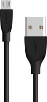 Mobiparts Micro USB to USB Kabel 2A 1 m - Zwart